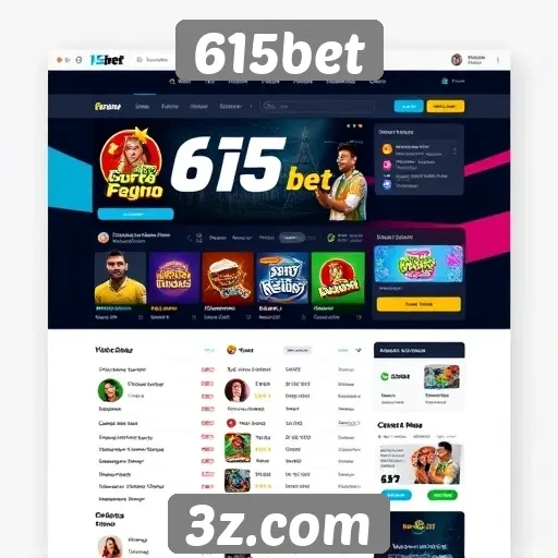 Facilidade de navegação no portal 615bet